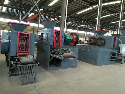 Lojas de material de construção Carvão em pó Briquete Prensa Máquina de fabricação de combustível com comprimento