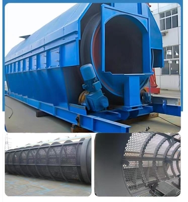 Máquina de peneira de cinzas de carvão aprovada pelo CE peneira de tambor rotativo industrial