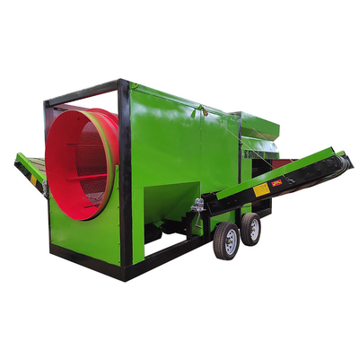1-200 toneladas por hora Capacidade Máquina de tambor de compostagem móvel