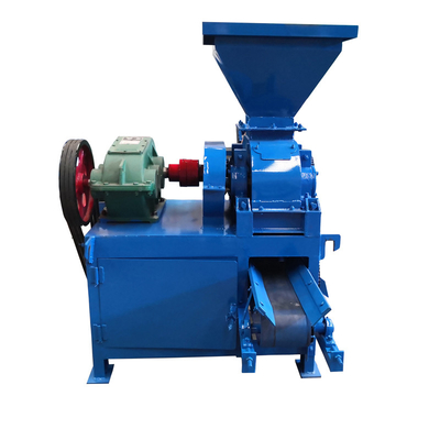 Máquina de fabricação de briquetes de poeira de ferro de 1 a 30 t/h Fe2O3 Fe3O4 com 800 kg de peso e rolos duplos