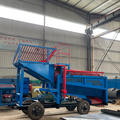 30-50t/h Equipamento de tela de tambor para mineração de energia para lavagem e separação de ouro Fonte