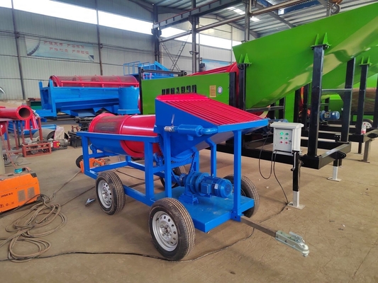 Energia Mineração Máquina de Lavar Ouro para Pequena Escala Trommel Screen em Lojas de Materiais de Construção 400 KG