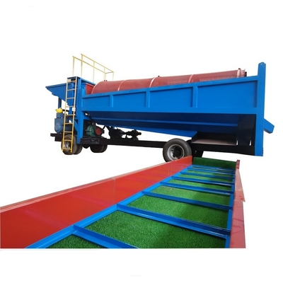 6500 KG Gold Machinery Separator Mobile Gold Trommel Wash Plant (Fábrica móvel de lavagem de tambores de ouro)