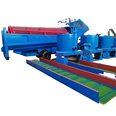 6500 KG Gold Machinery Separator Mobile Gold Trommel Wash Plant (Fábrica móvel de lavagem de tambores de ouro)