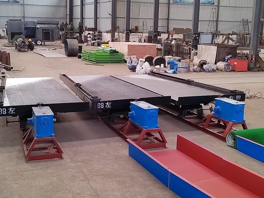 Eficientemente coletar ouro laboratório de separação de minerais portátil mini ouro 6S balançando mesa