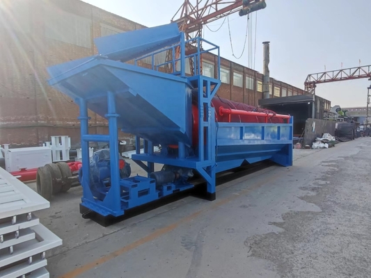 Eficiência 98% Separação de ouro Equipamento de tambor de mineração para planta de lavagem de ouro de 6500 kg