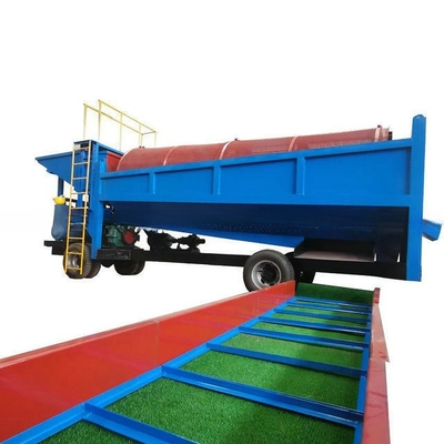 Ouro Aluvial Trommel Móvel Fábrica de Lavagem de Ouro Trommel Screen para Minas de Separação de Ouro