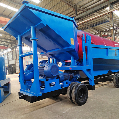 Equipamento de tambor de ouro aluvial para uma grande planta móvel de lavagem dentro de um mercado competitivo