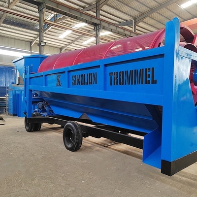 Máquina de lavar de diamantes e ouro mineral com capacidade de 80-150 t/h