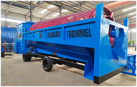 Mesa de agitação Gemini de aço portátil de ouro para equipamento de separação de minas a 8m * 2,2m * 3,6m