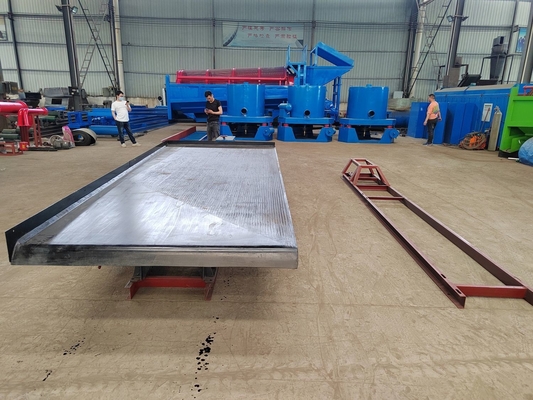 Separador de vibração de mineração de processamento de ouro 6S Mesa de agitação com tensão 380v/415v/440v