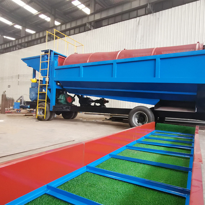Fábrica de tambores de aço, ouro e diamantes de 150-200 t/h para equipamento de processamento de mineração fluvial