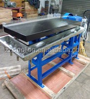 Obras de construção Pequeno equipamento portátil de mineração de ouro Shaker Table for Gold 650 KG