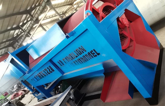 Pequena escala de mineração de ouro Rotary Trommel Screen na Rússia Produto patenteado Voltagem 380V