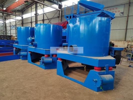 Máquina de concentração centrífuga de refinamento de ouro fino para separação de areia aluvial