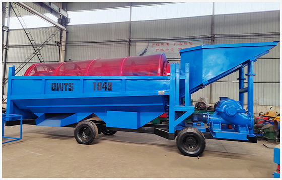 Equipamento de mineração de ouro aluvial Trommel Screen Wire Screen Mesh com apoio técnico