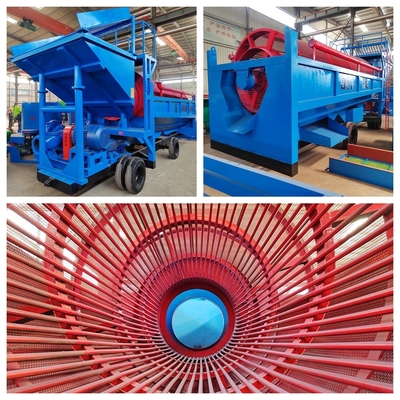 Equipamento de mineração de ouro aluvial Trommel Screen Wire Screen Mesh com apoio técnico
