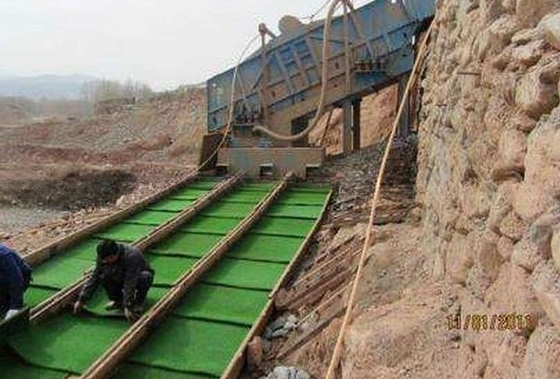 Caixa portátil de mini-sluice de ouro para ferramentas e equipamentos de mineração de ouro aluviais ou de colocação