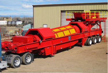 220V/380V Voltage Sand Gold Mine Wash Trommel Screen Machine com operação fácil