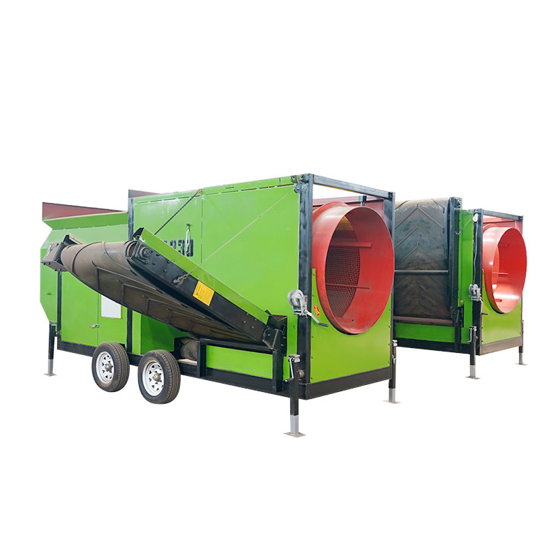 220-420V Voltagem Rotativa Compost Trommel Screen Separator para Compostagem de Alta Capacidade