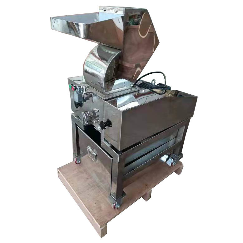 Tamanho máximo de alimentação 15 mm Planta de alta fibra Rhizome Crusher grosseiro 250 Crusher por design