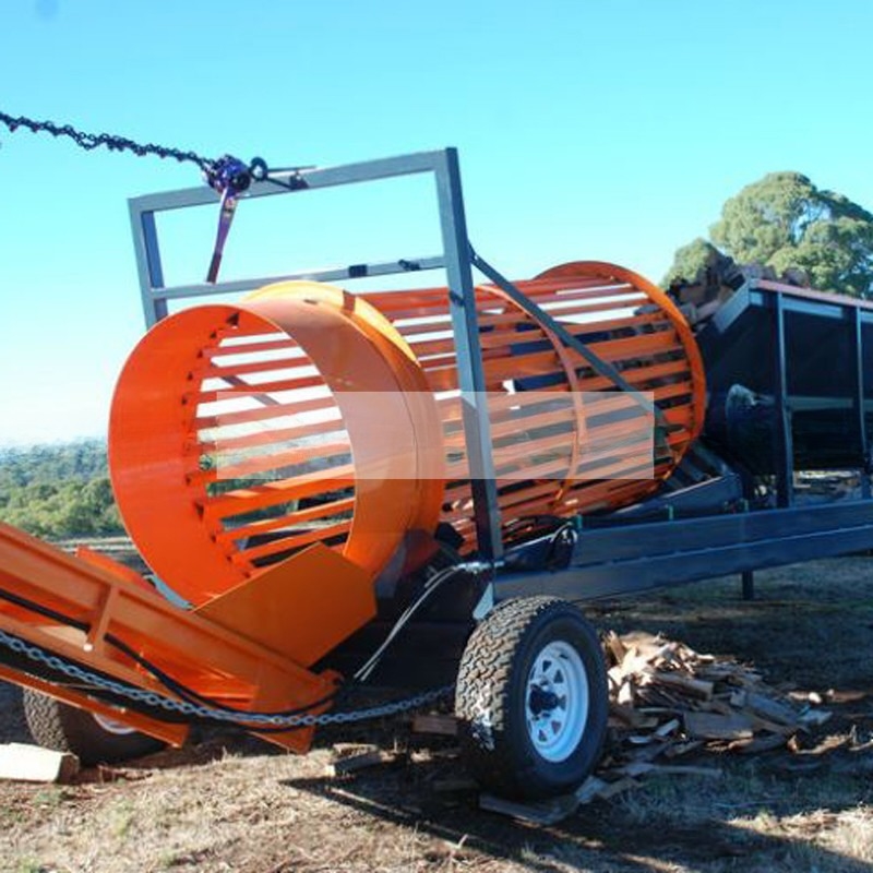 Dimensão de descarga Menos de 6 mm Engravatador rotativo de composto Trommel Screener para filtragem de areia