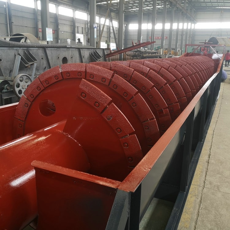 Máquina de lavar areia de cascalho de pedra de espiral de parafusos de mineração para planta de lavar areia de pedra de sílica