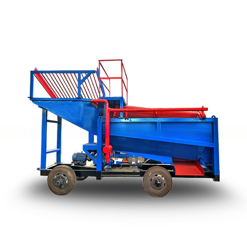 30-50tph Plano de tambor de ouro para lavagem de ouro planta de processamento equipamentos de mineração peneiramento